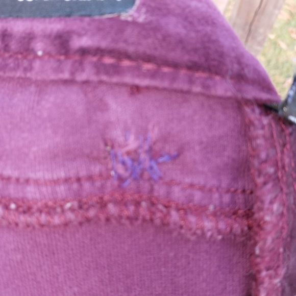 Buffalo David Bitton stretch skinny Jilian Ombre lowrise purple fade women's W28 - Picture 15 of 16